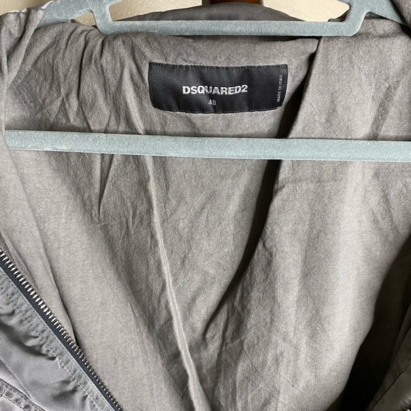 DSQUARED2 Commander Washed Nylon Regular Fit Bomber Jacket Men’s size 48 - Picture 5 of 5